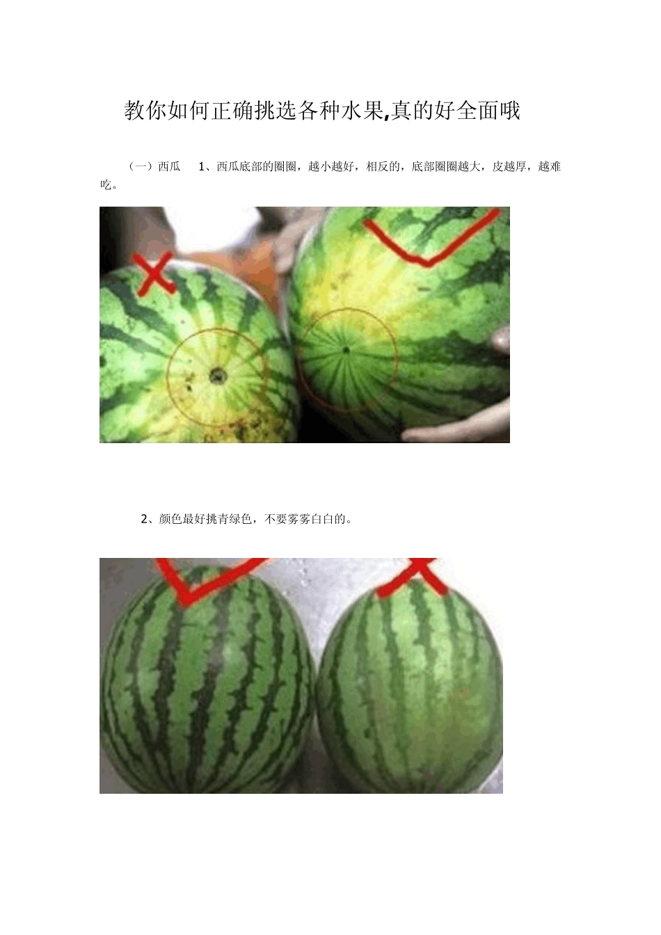 教你如何鉴别水果_第1页