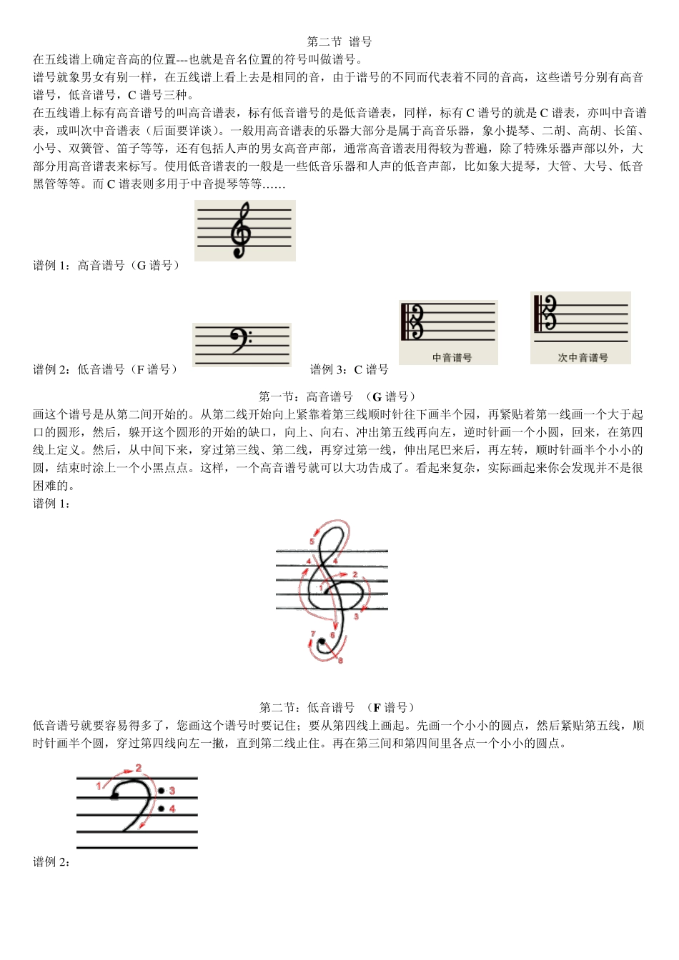 教你学五线谱(初学者专用)_第2页