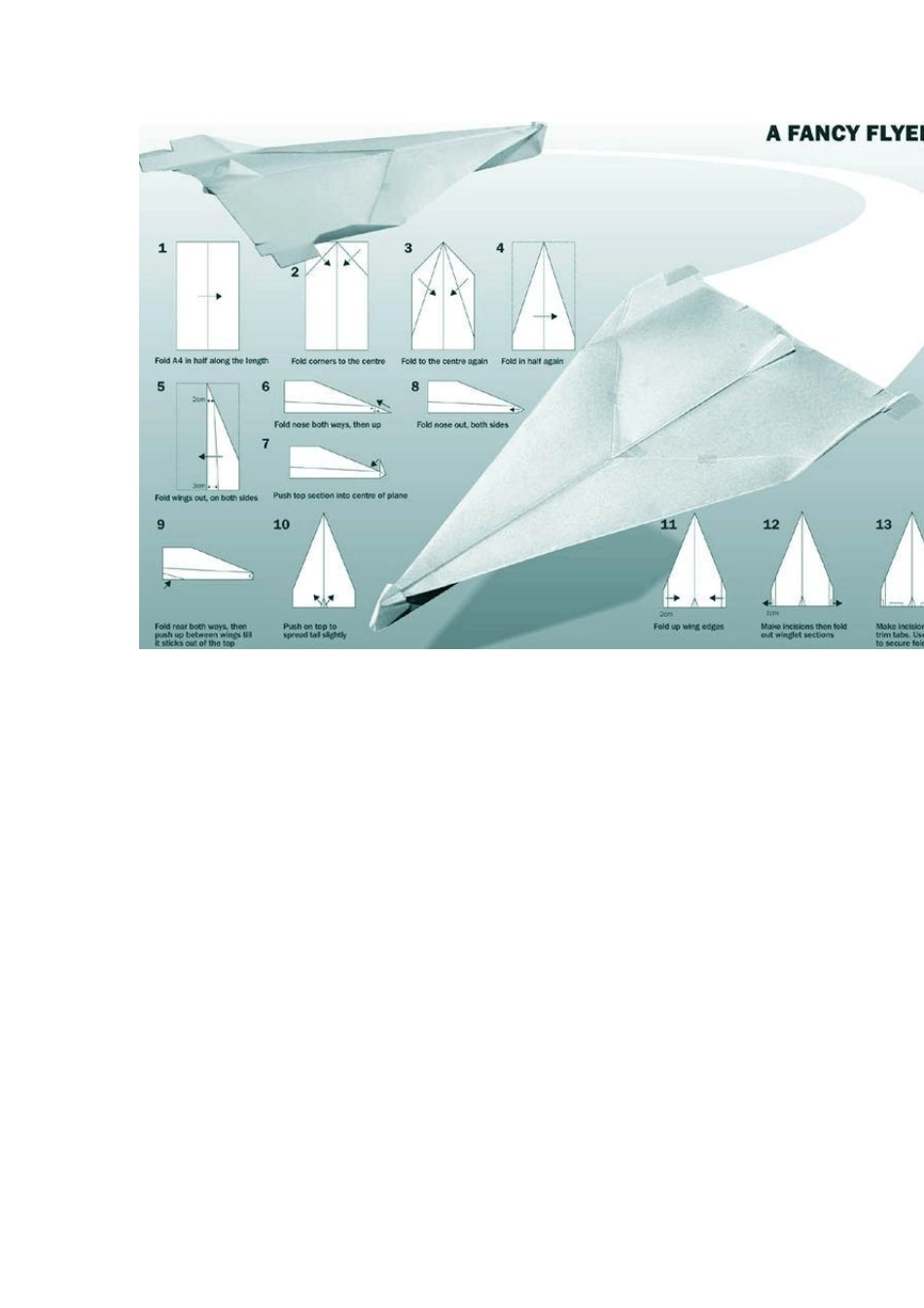 教你折出世界上最强的四大纸飞机_第3页