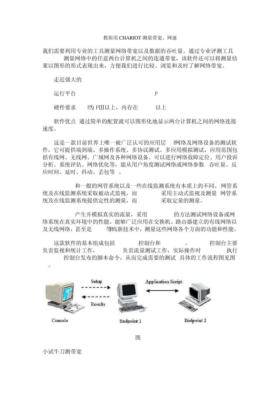 教你用CHARIOT测量带宽、网速_第1页