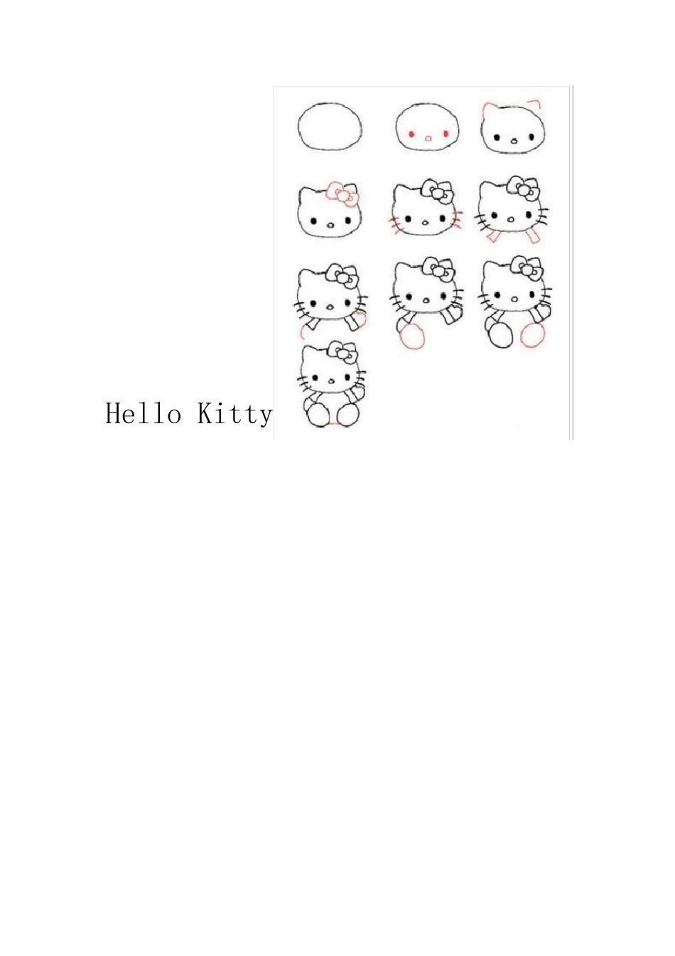 教你画阿狸、HelloKitty、哆啦A梦、兔斯基、乔巴、简易表情、路飞、嘴部(很齐全。赶紧收藏)_第2页