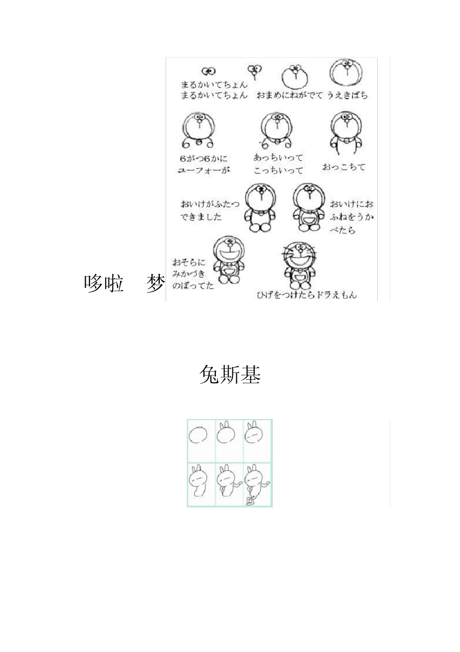 教你画阿狸、HelloKitty、哆啦A梦、兔斯基、乔巴、简易表情、路飞、嘴部(很齐全。赶紧收藏)_第3页