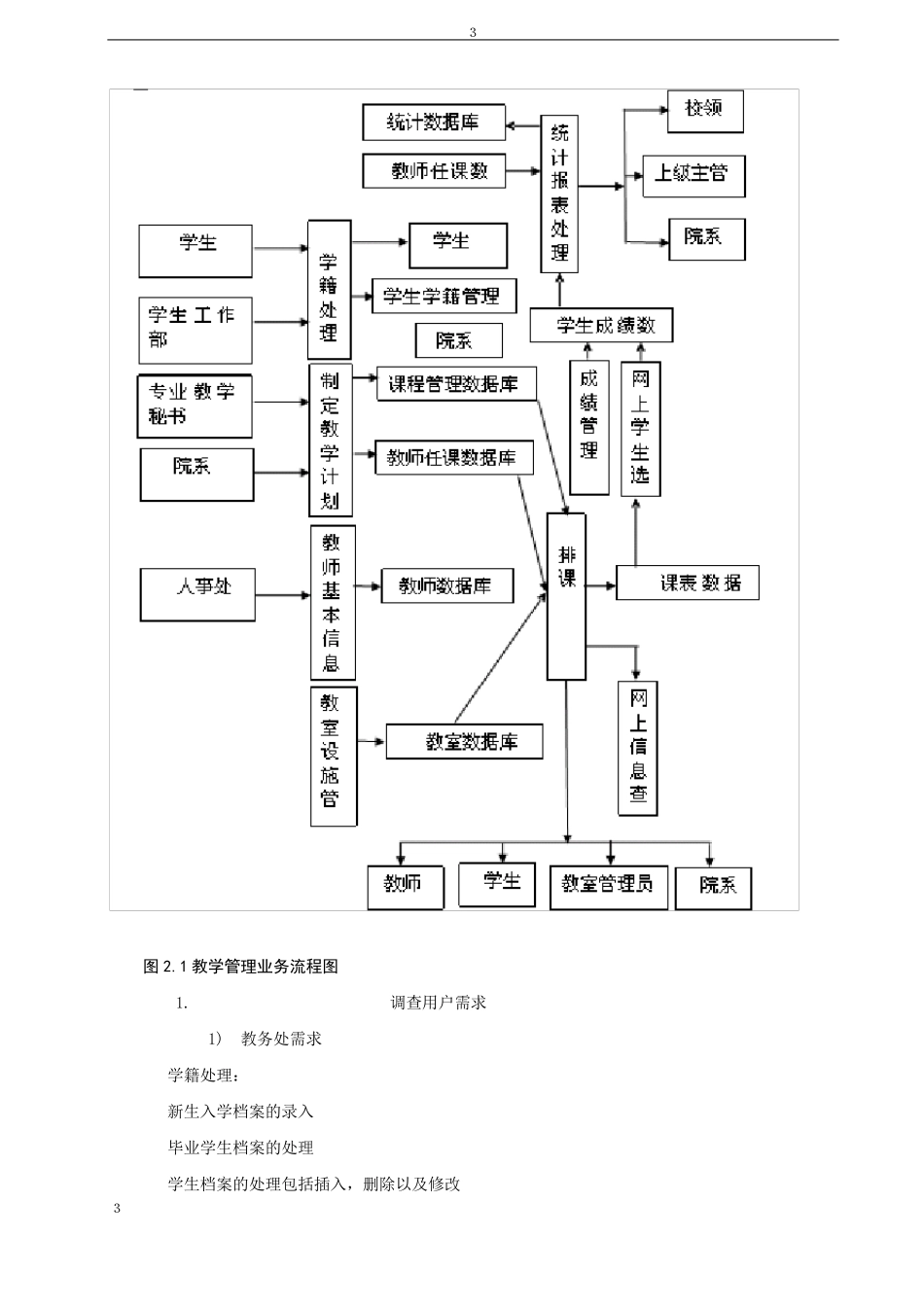 教学管理系统的设计与实现(数据库原理课程设计)_第3页
