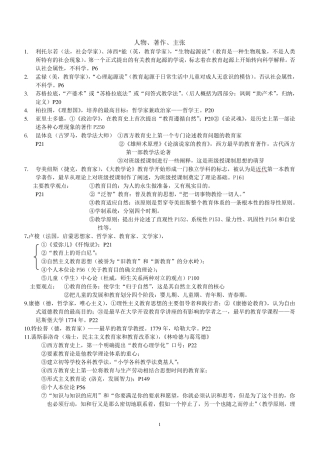 教师招聘考试知识点总结