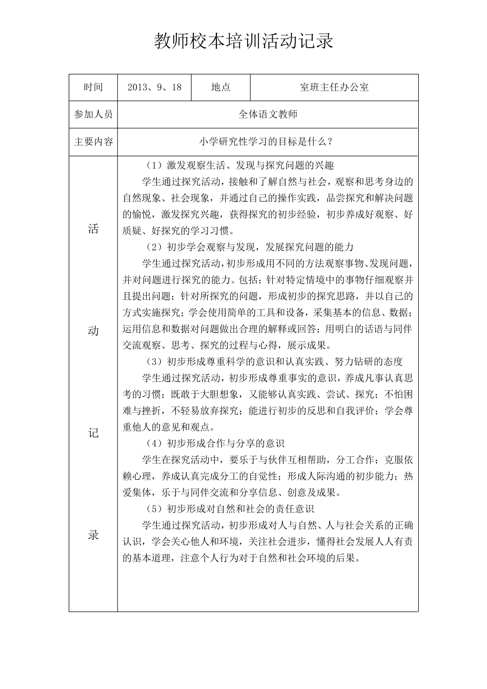 教师校本培训活动记录_第2页