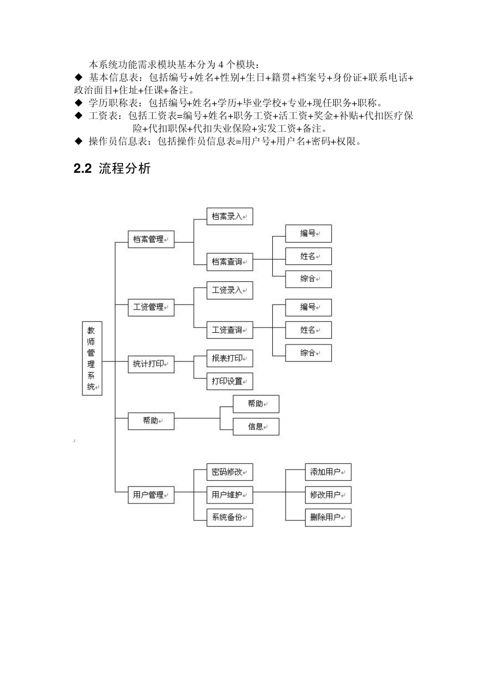 教师管理系统需求分析报告_第3页
