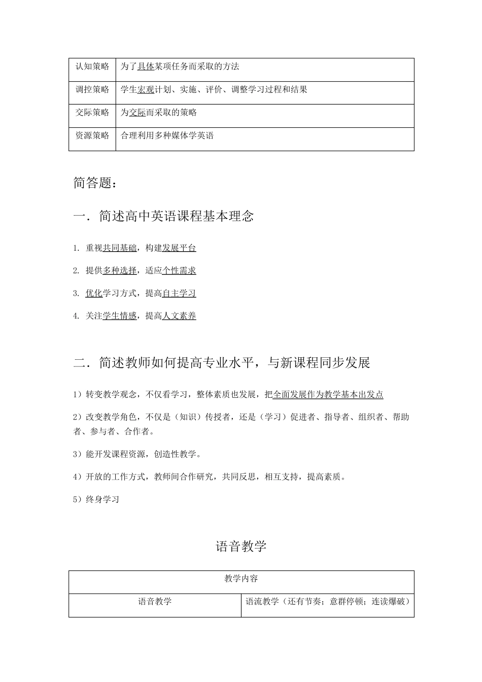 教师资格证(高中英语)学科知识点归纳总结_第3页