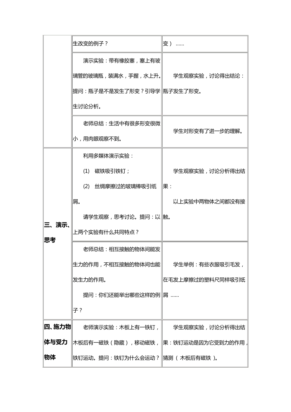 教科版八年级物理下册教案_第3页