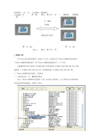 教程_嵌TCPIPC数据转发(一主两从)