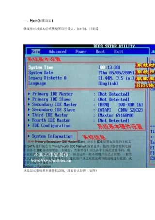 教程：华硕主板Bios详细图解