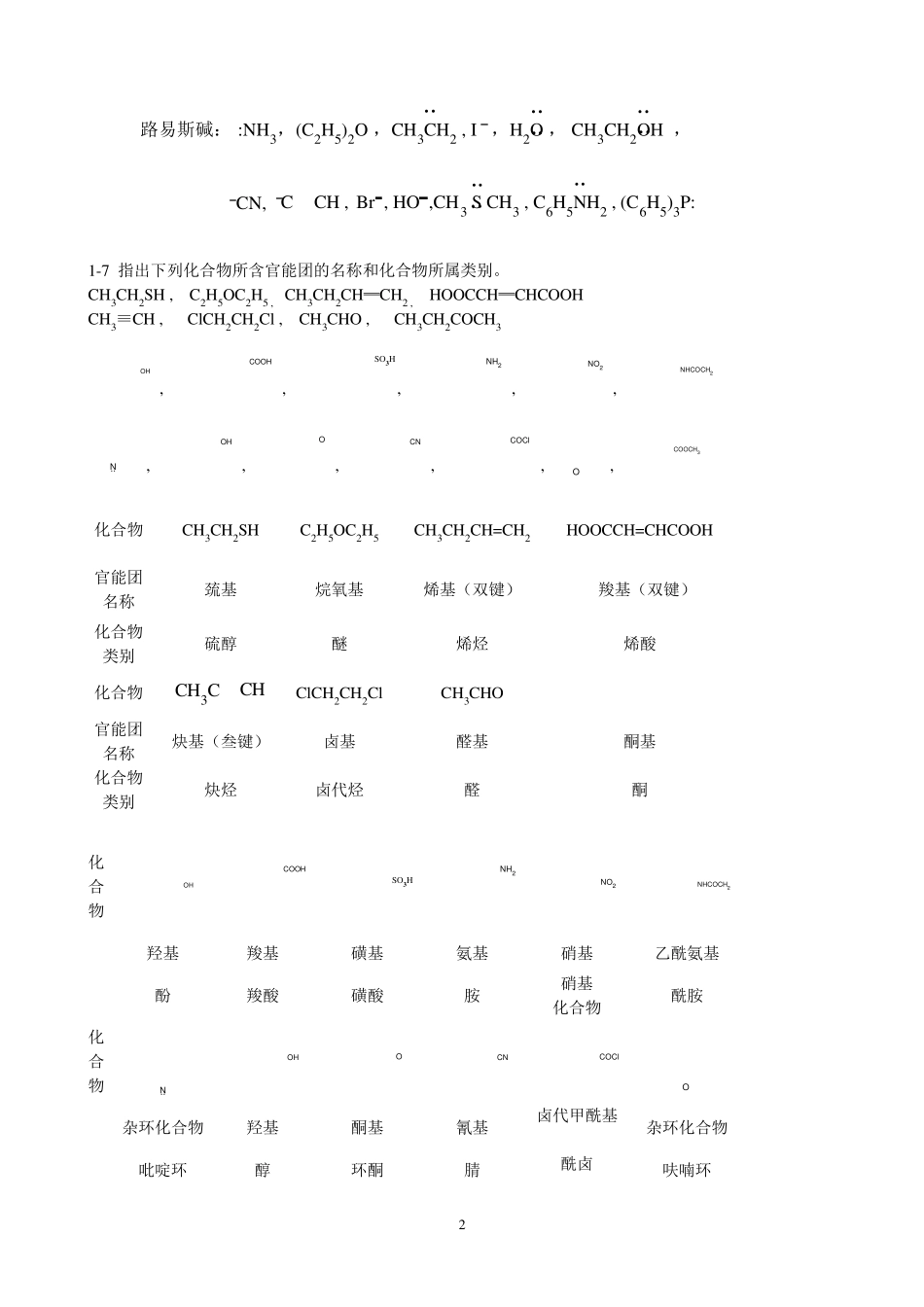 有机化学习题答案陈宏博_第2页