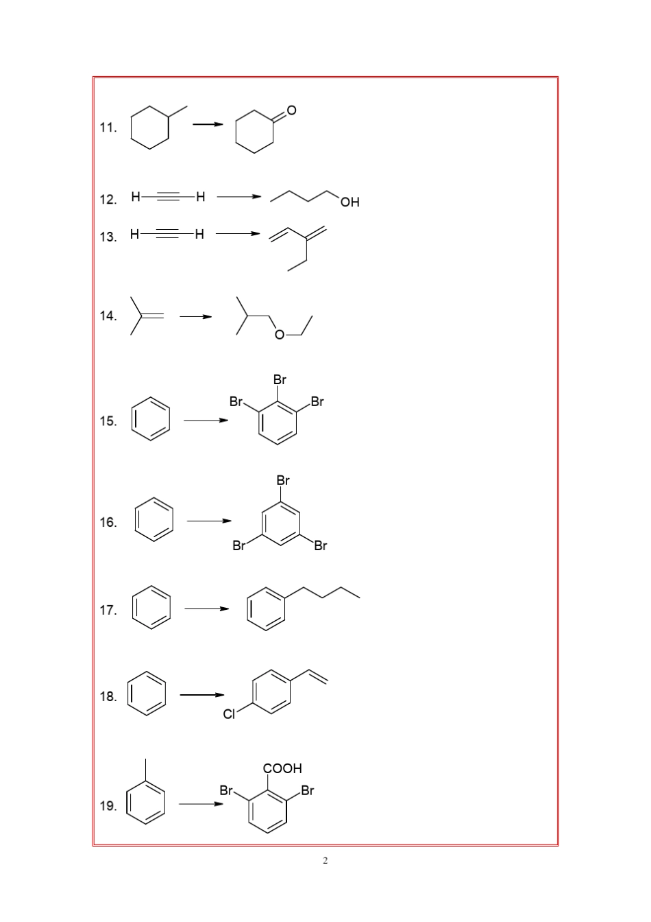 有机化学合成题题库_第2页