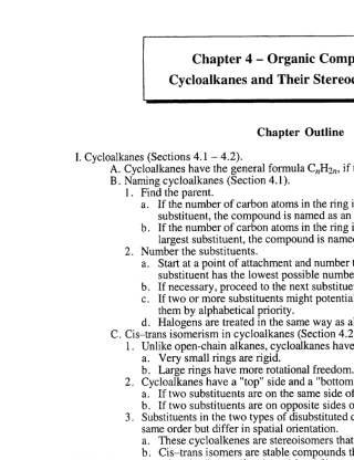 有机化学教材McMurry39;sOrganicChemistry的课后习题答案Chapter4