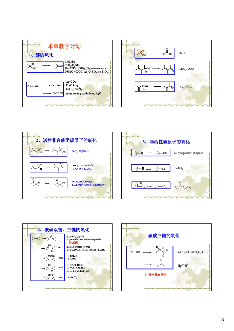 有机合成课件——Chapter2氧化反应_第3页