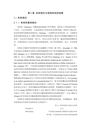 本体理论与领域本体的构建