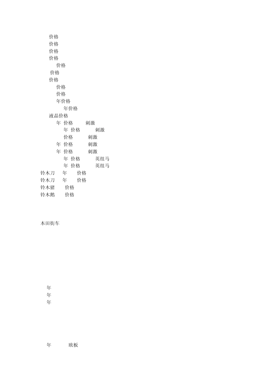 本田与川崎摩250托跑车各型号报价_第3页