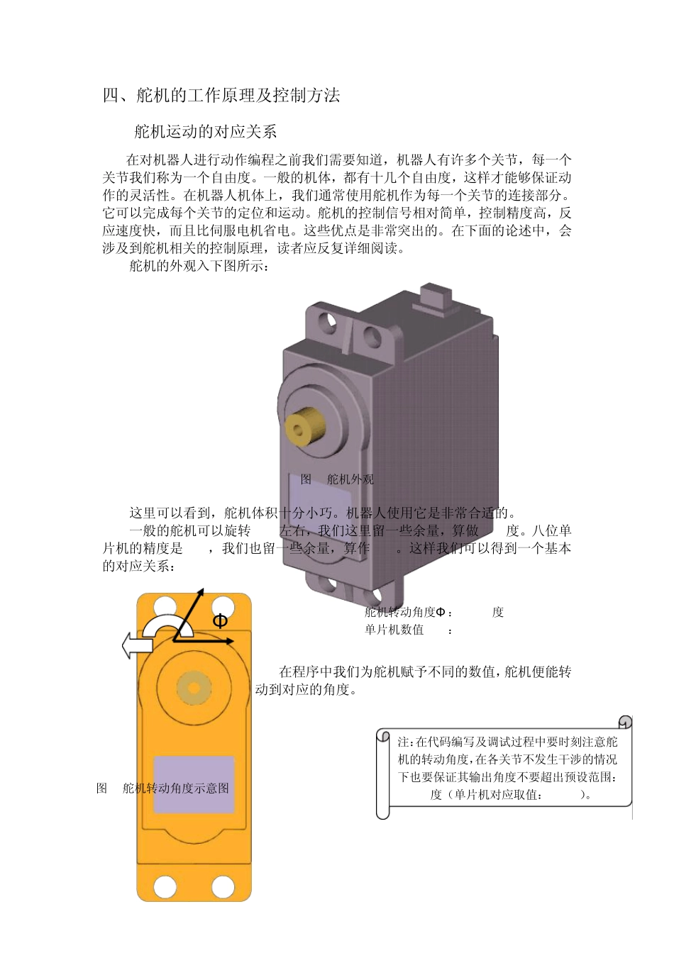 机器人舵机说明_第2页