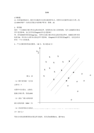 机器学习SVM习题集