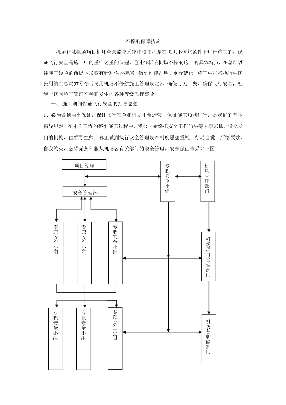 机场弱电施工不停航保障措施_第1页