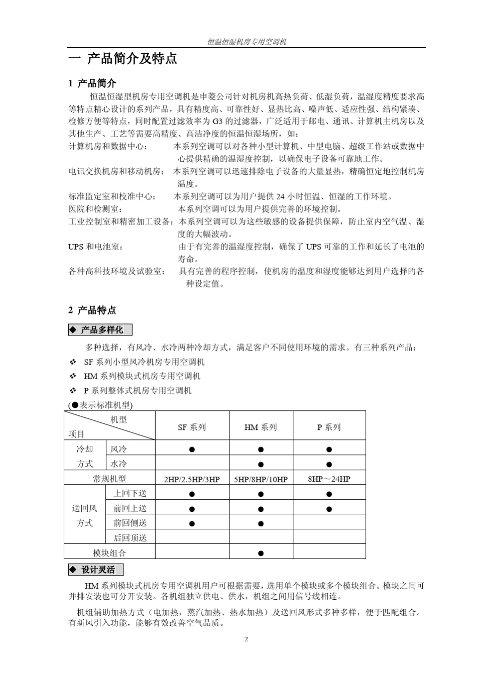 机房专用空调样本_第2页