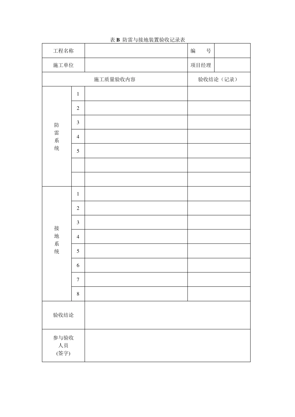 机房施工验收记录表_第2页