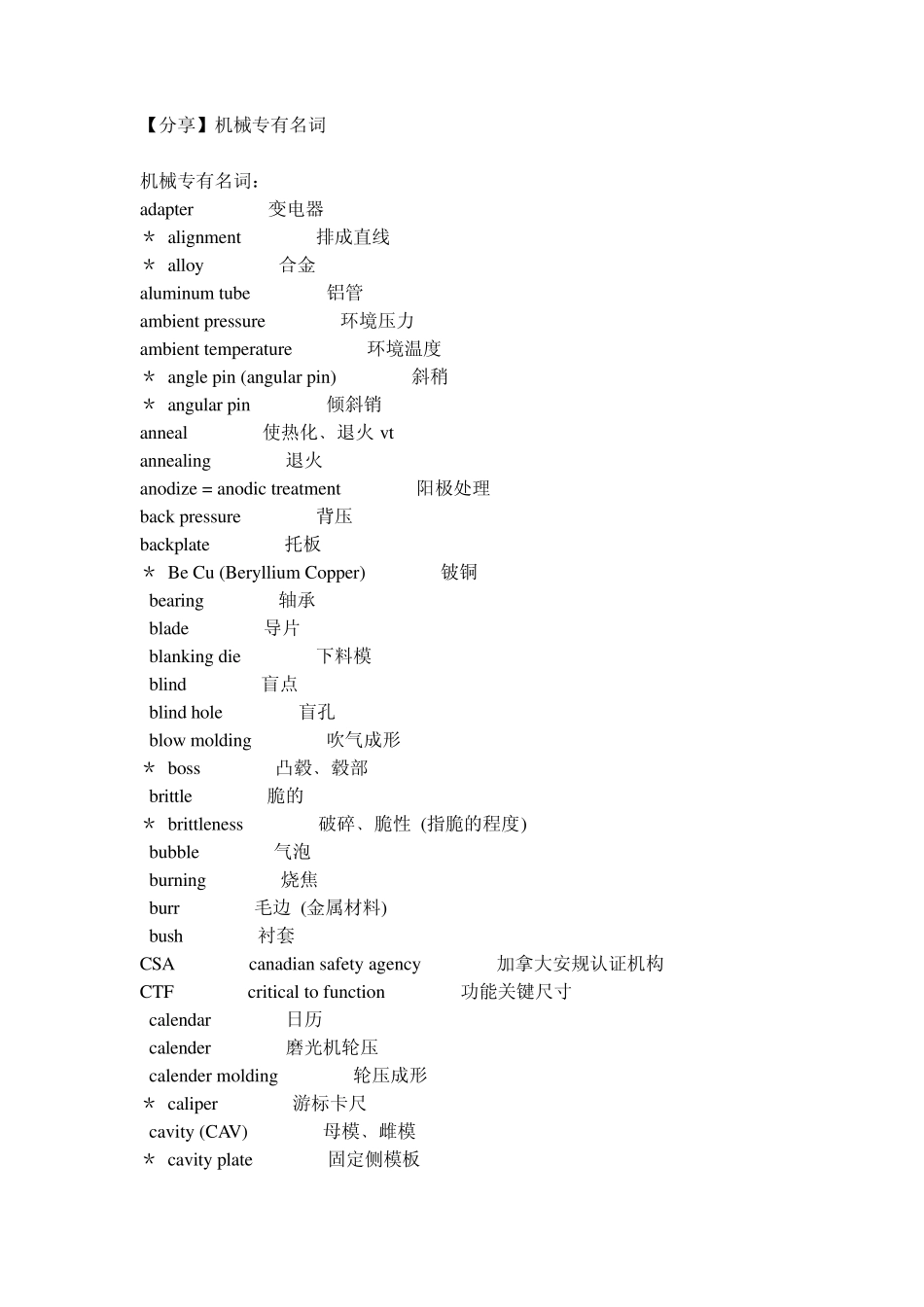 机构专有名词_中英文翻译_第1页