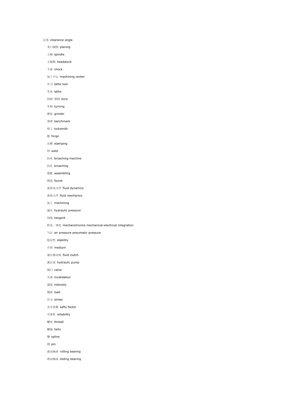 机械专业术语英文翻译_第3页