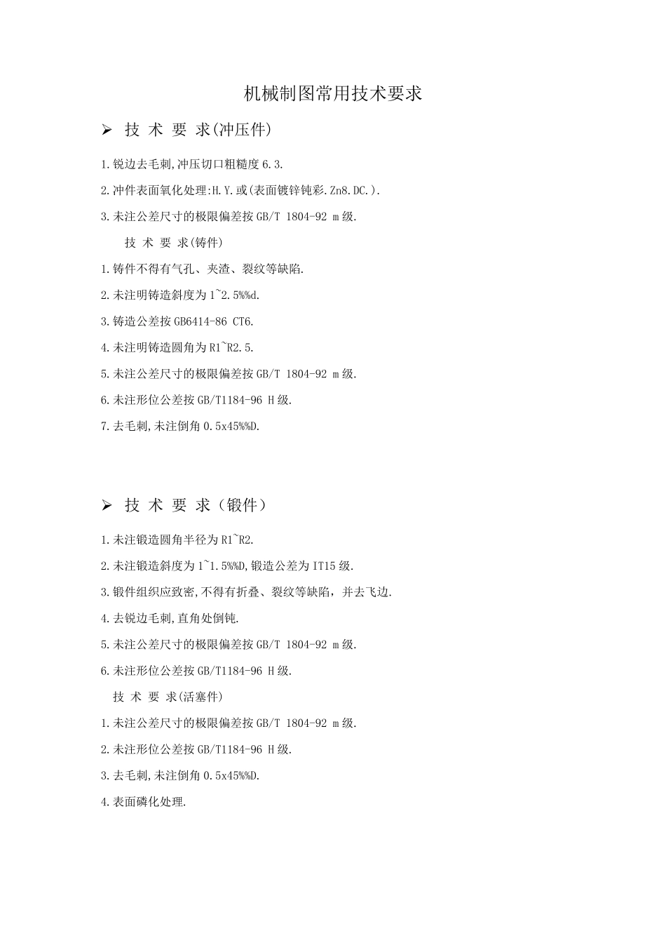 机械制图常用技术要求_第1页