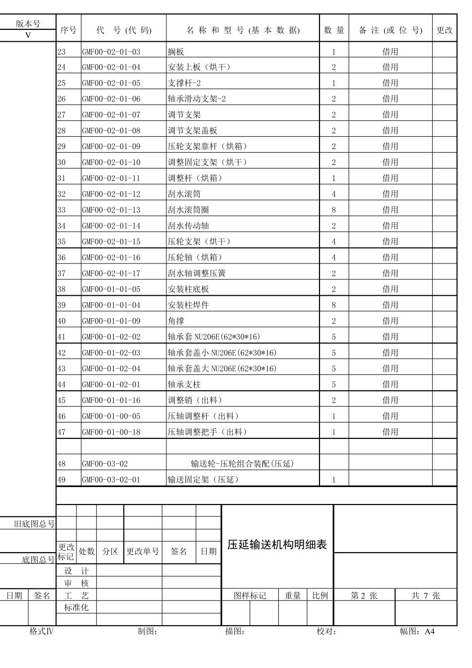 机械制图明细表模版_第2页