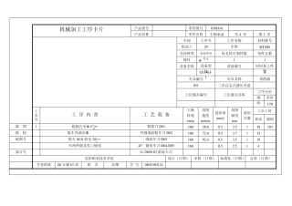 机械加工数据图