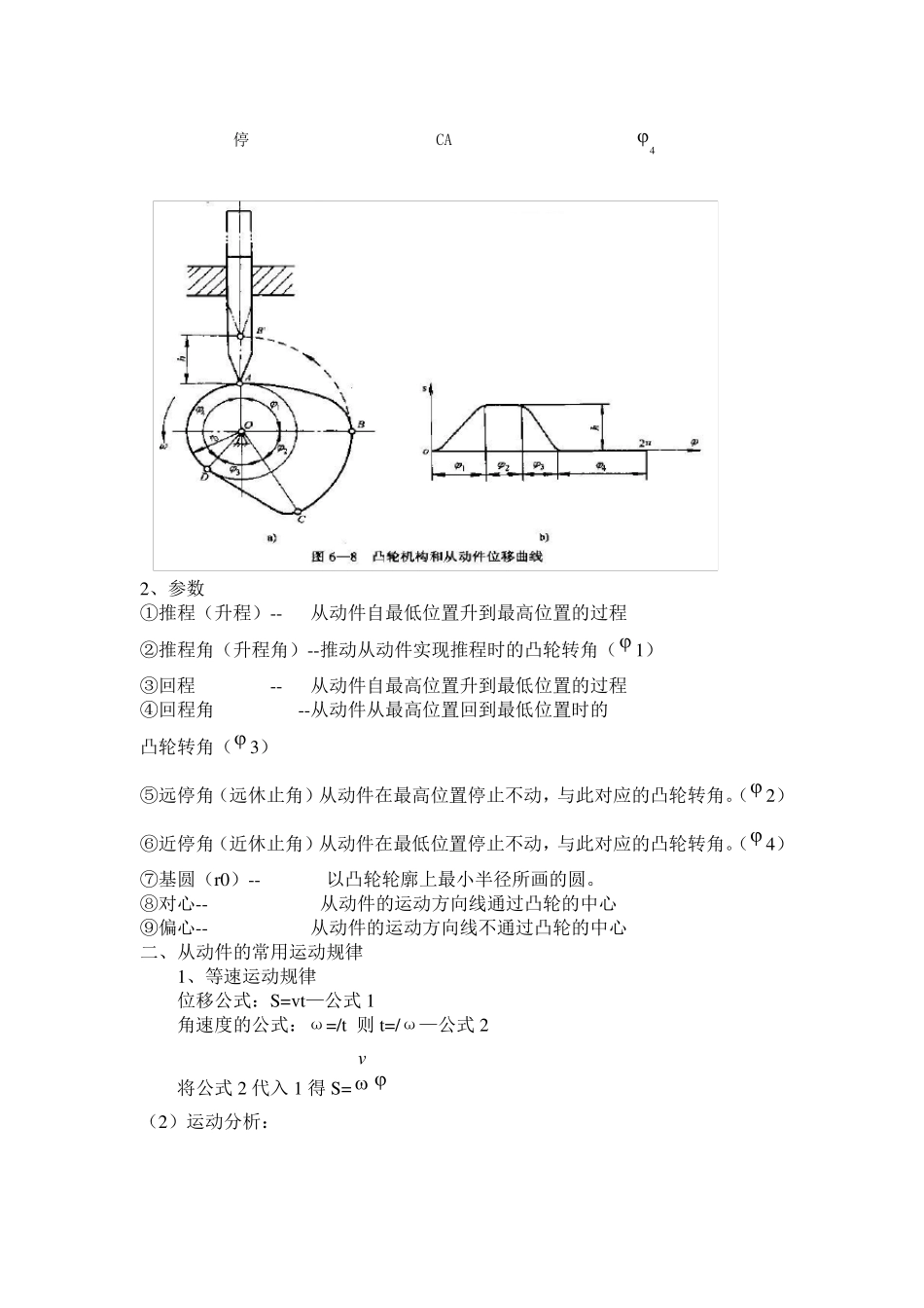 机械原理凸轮机构设计_第2页
