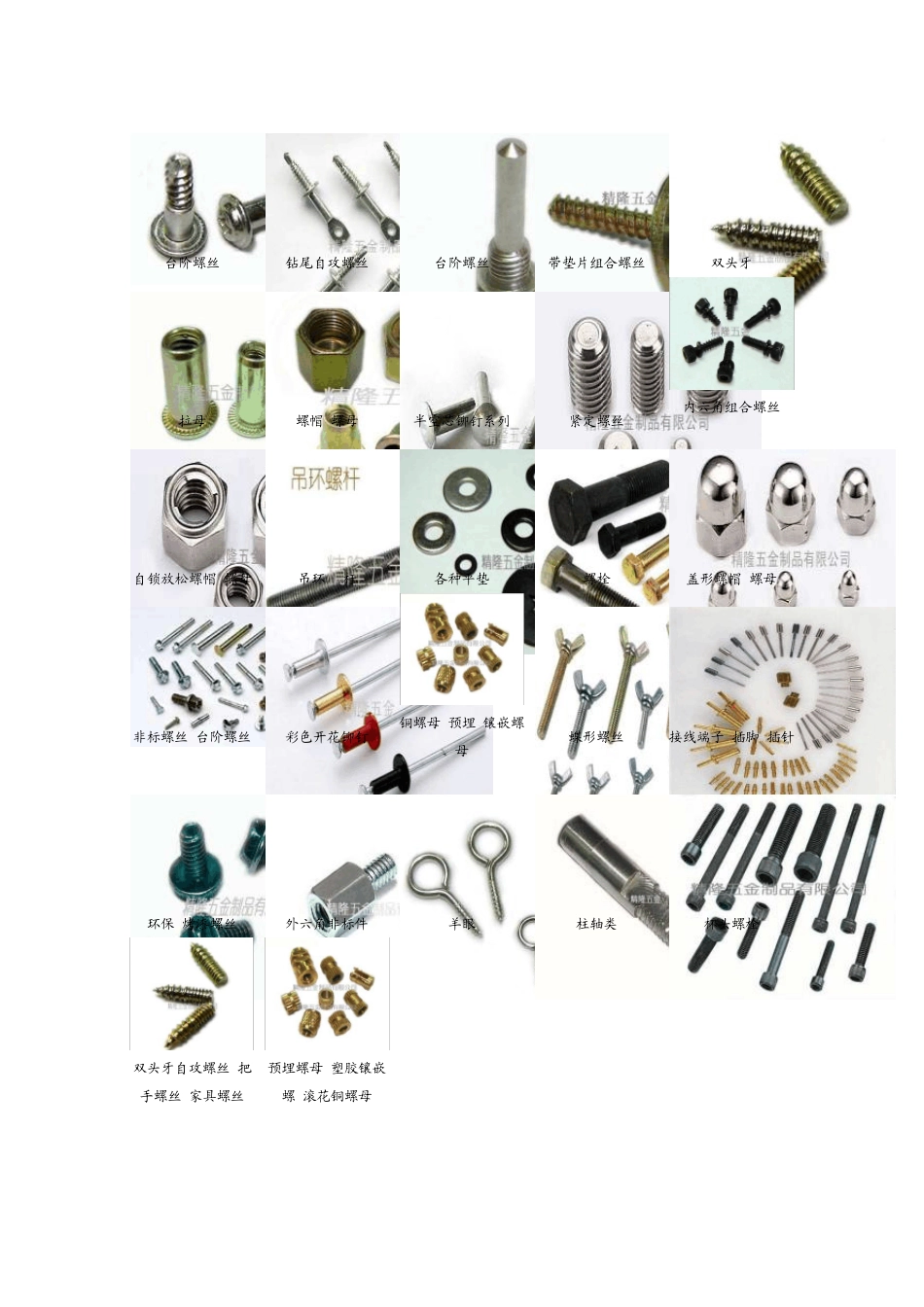 机械各种螺丝代号及其图片_第3页