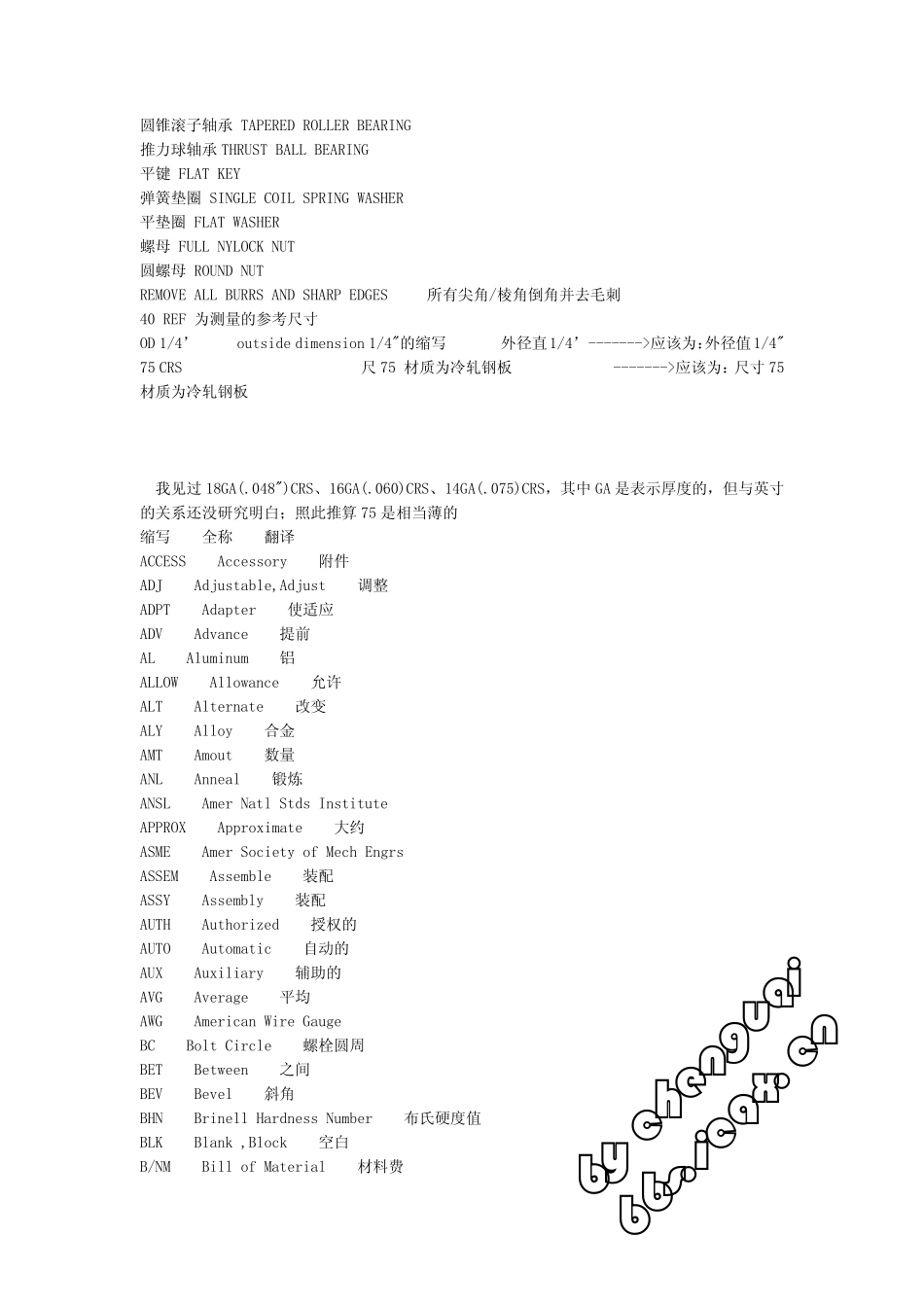 机械图纸英语翻译_第2页