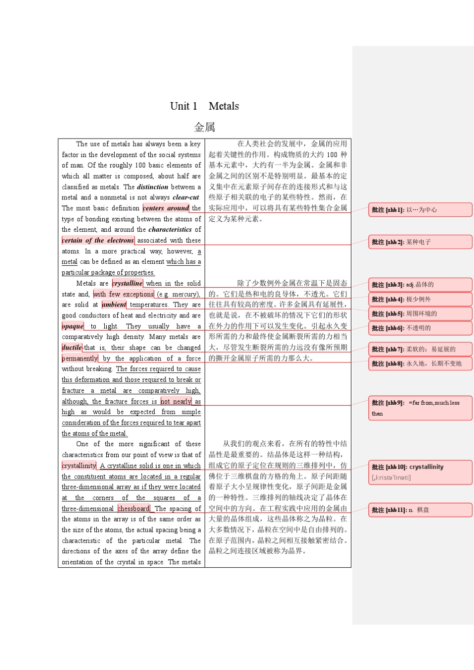 机械工程专业英语翻译_第1页