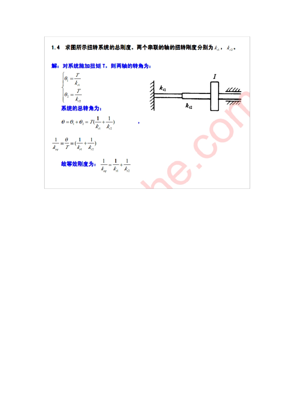 机械振动基础(李晓雷等)课后习题答案_第2页