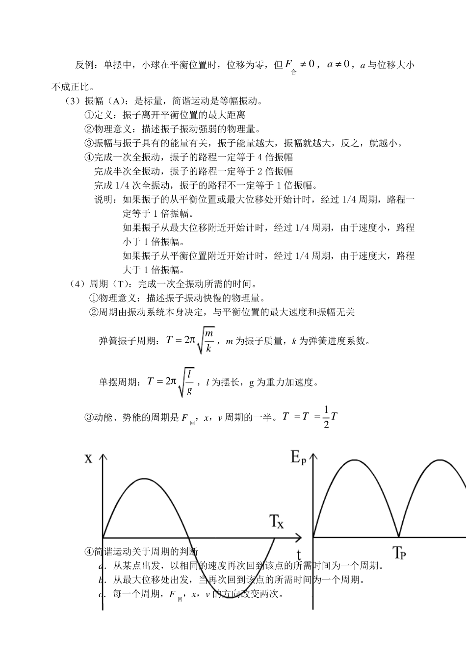 机械振动概念、知识点总结_第2页