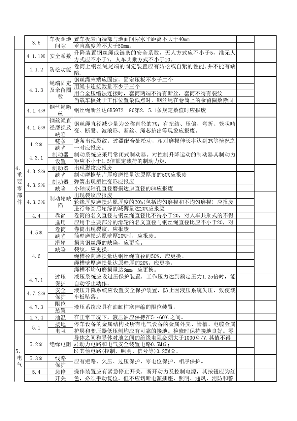 机械立体升降停车位验收_第2页