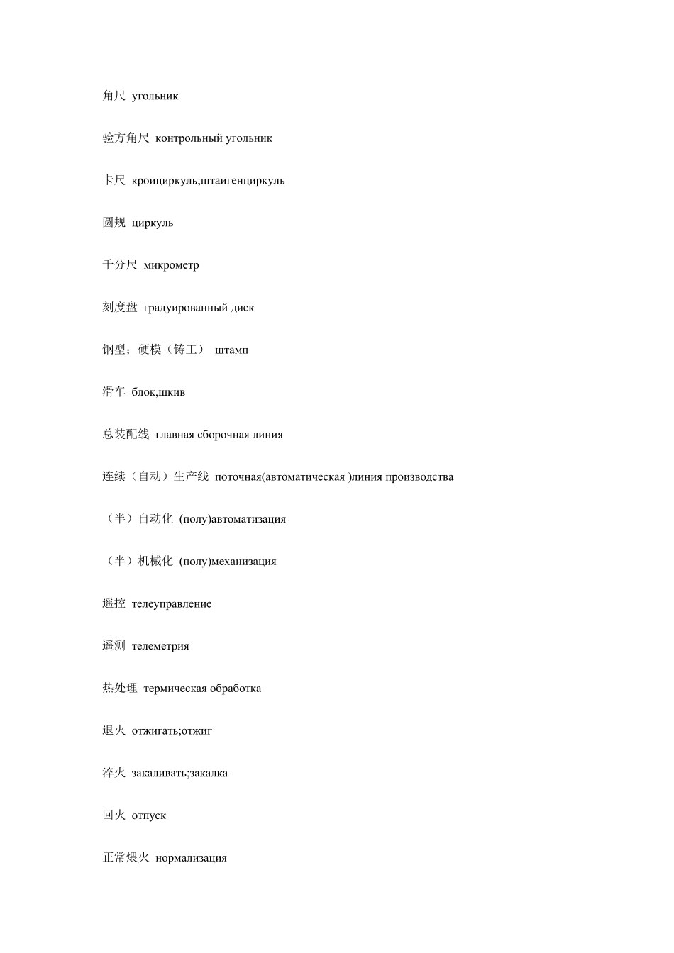 机械类俄语专业词汇_第2页