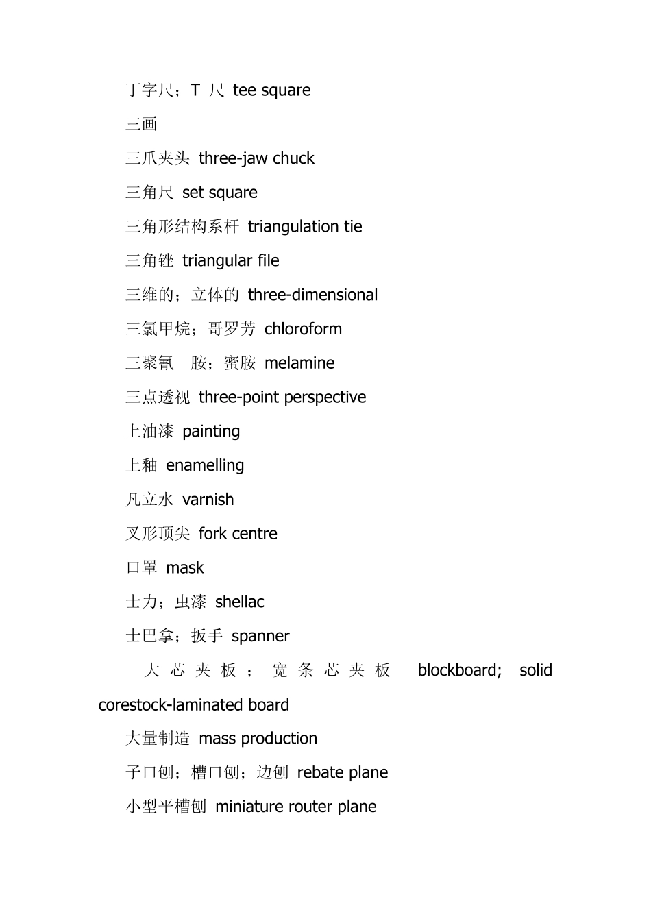 机械类英语词汇大全_第3页