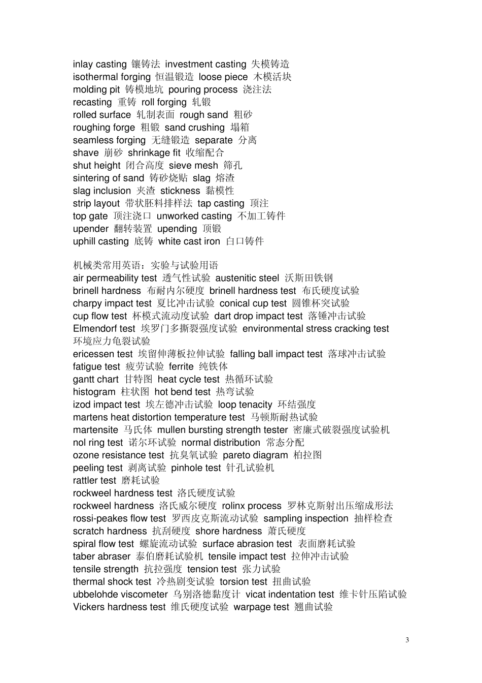 机械英文单词_第3页