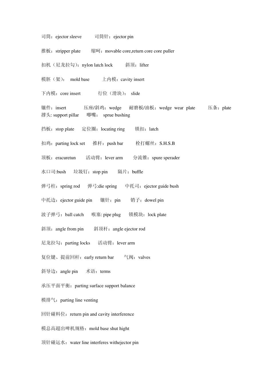 机械英语专用词汇_第2页