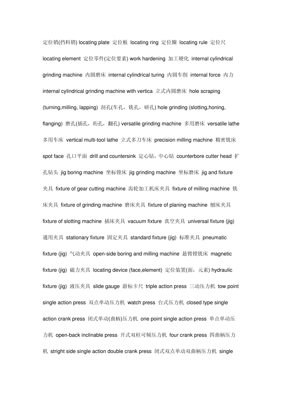 机械行业专业英语词汇刀具类_第3页