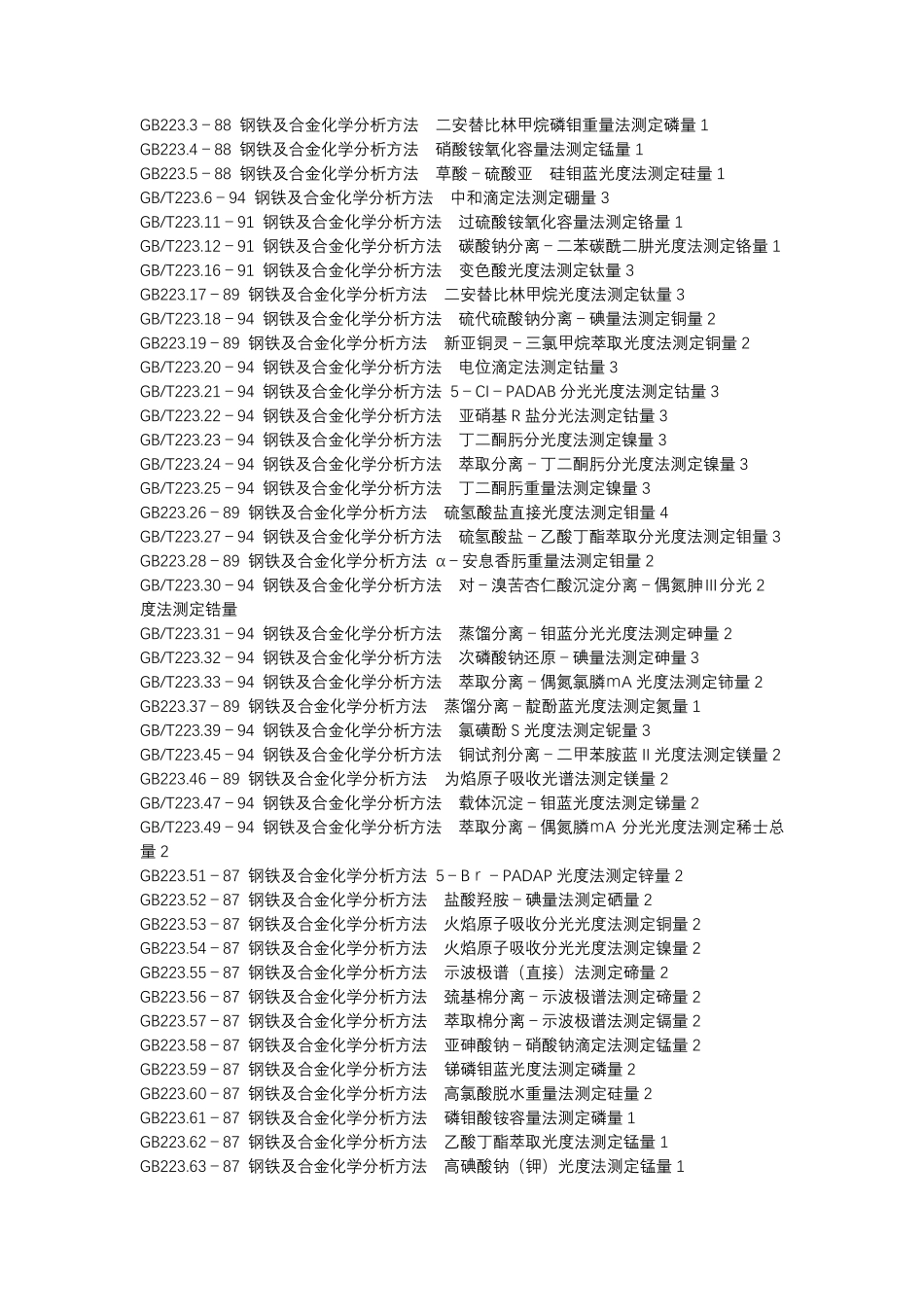 机械行业国家标准目录大全_第2页