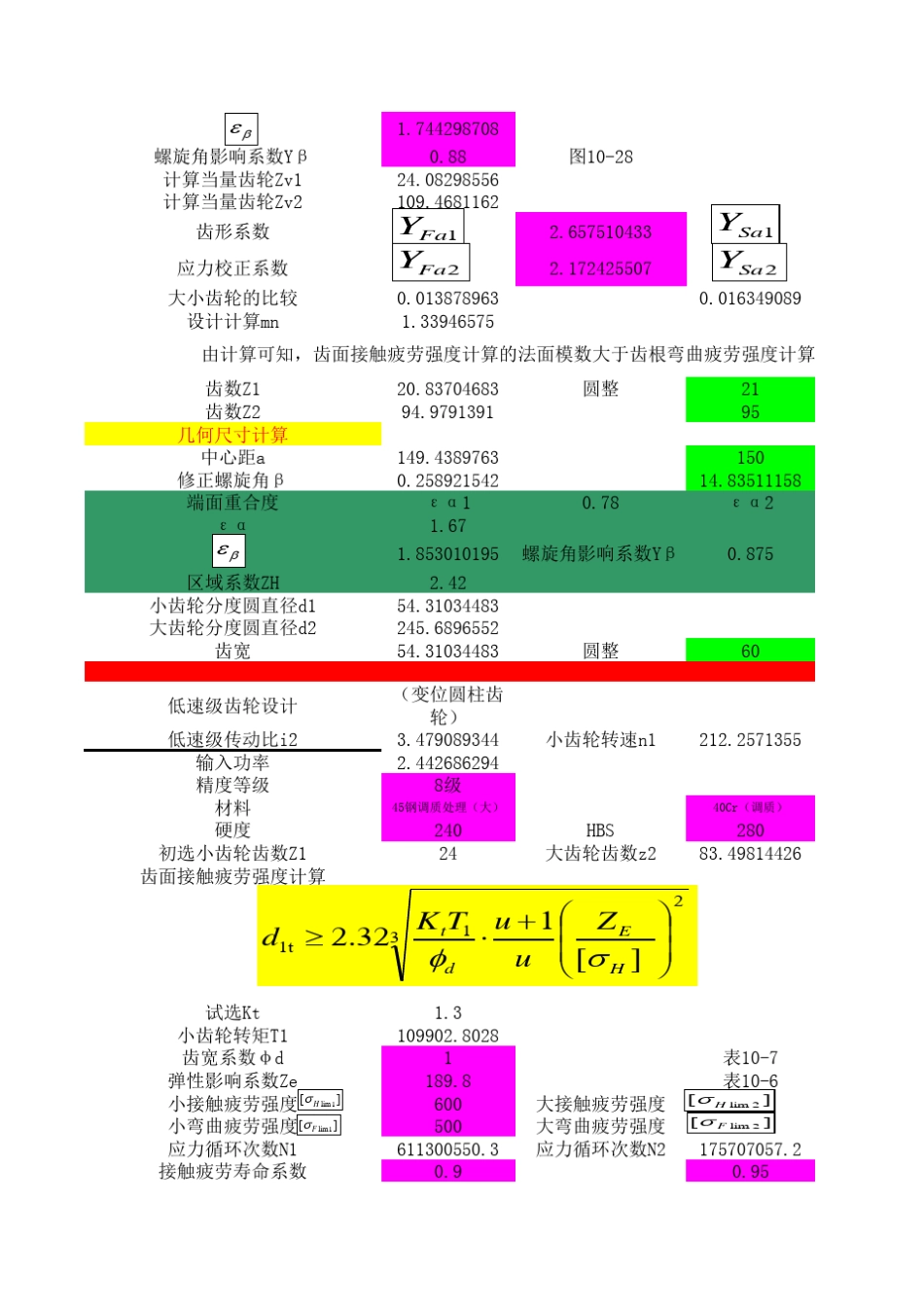 机械设计课程设计计算_第3页