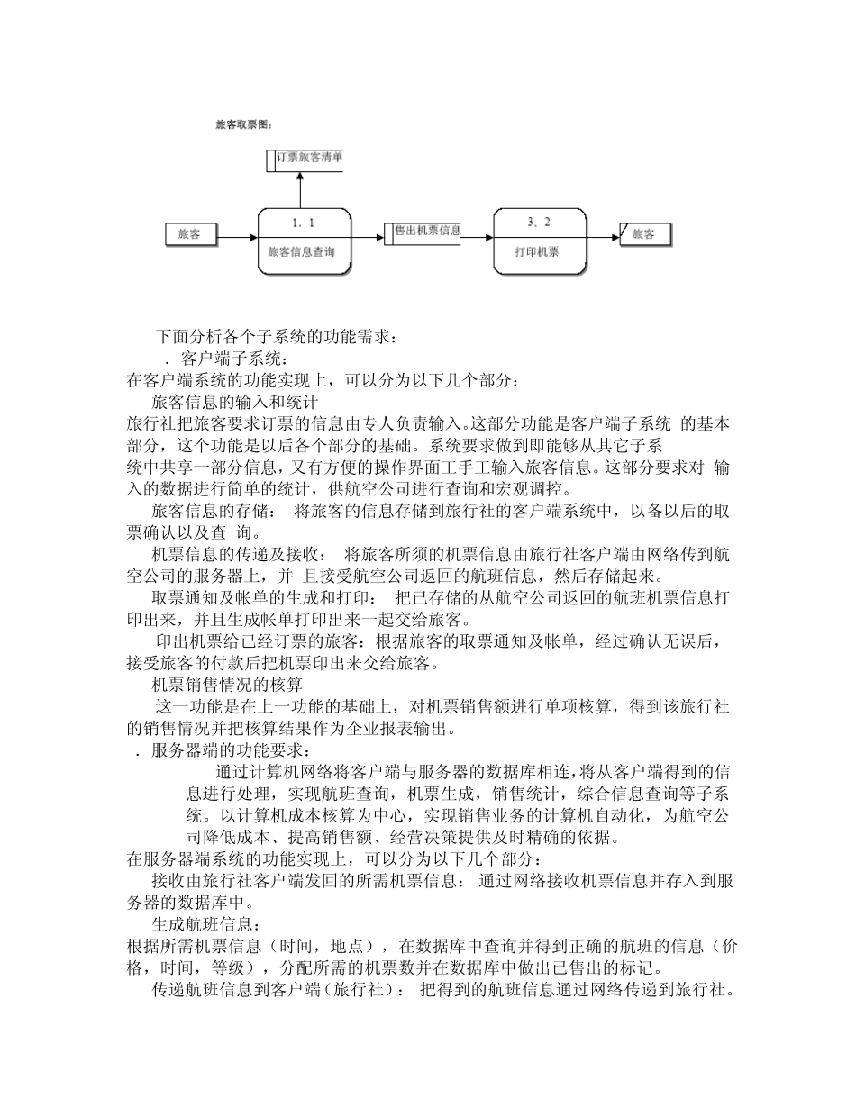 机票预定系统需求分析_第2页