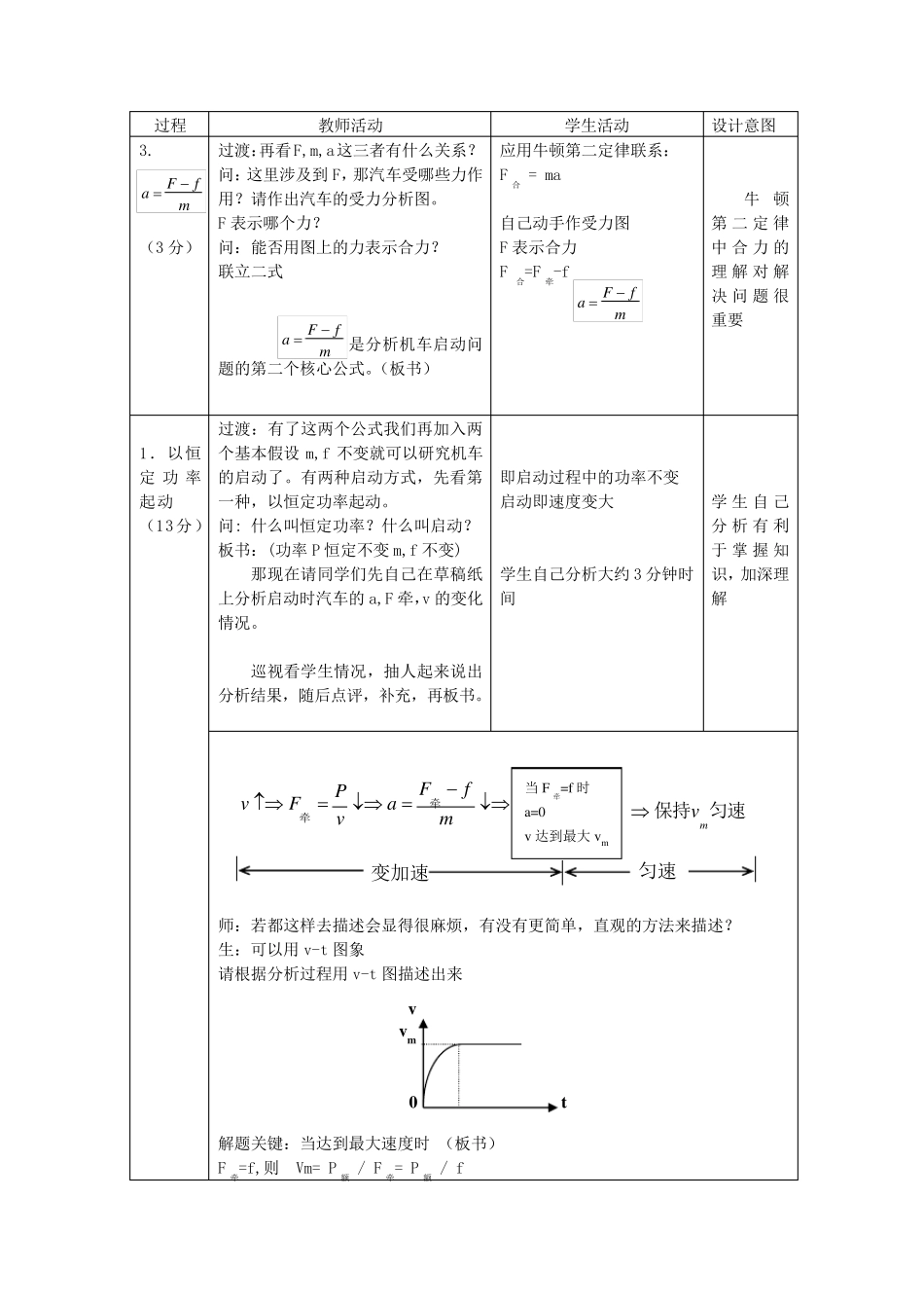 机车启动问题教案_第3页