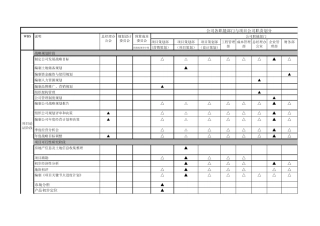 权责分配表(项目公司)
