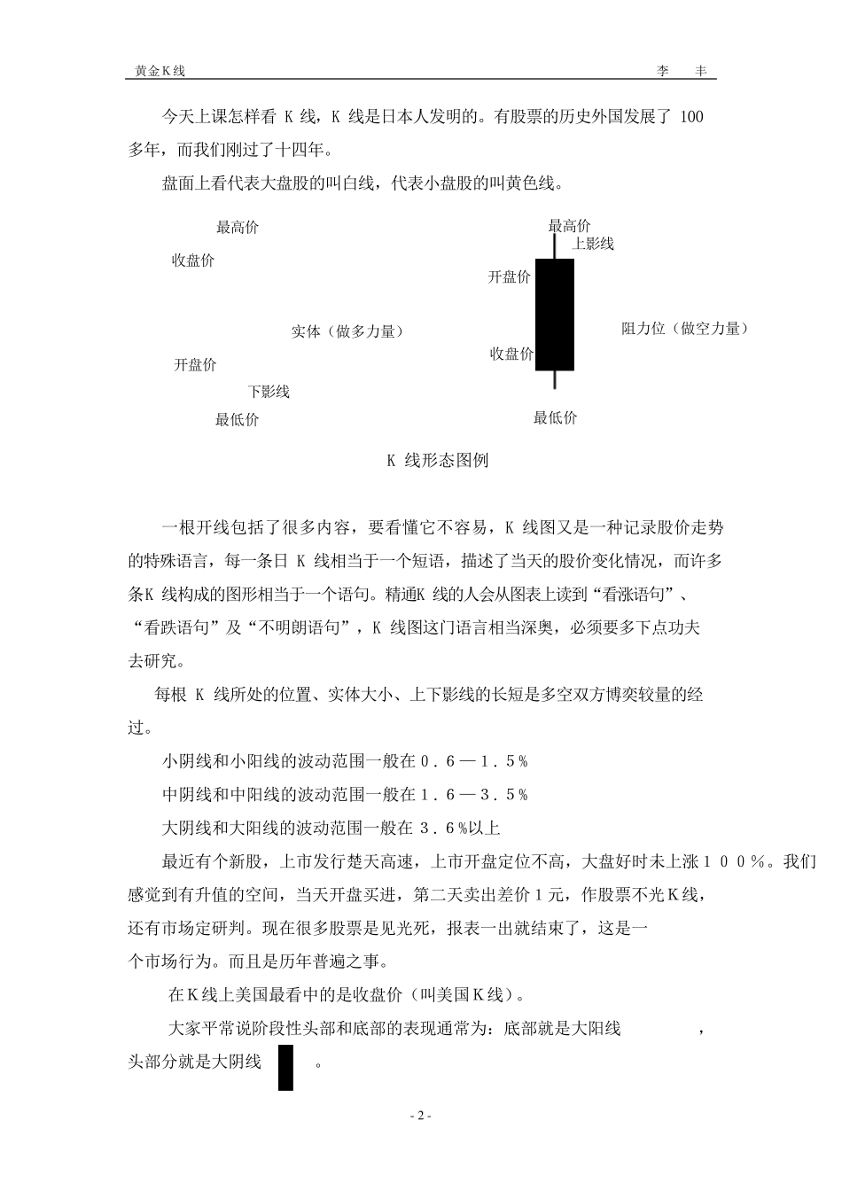 李丰黄金K线讲义_第2页
