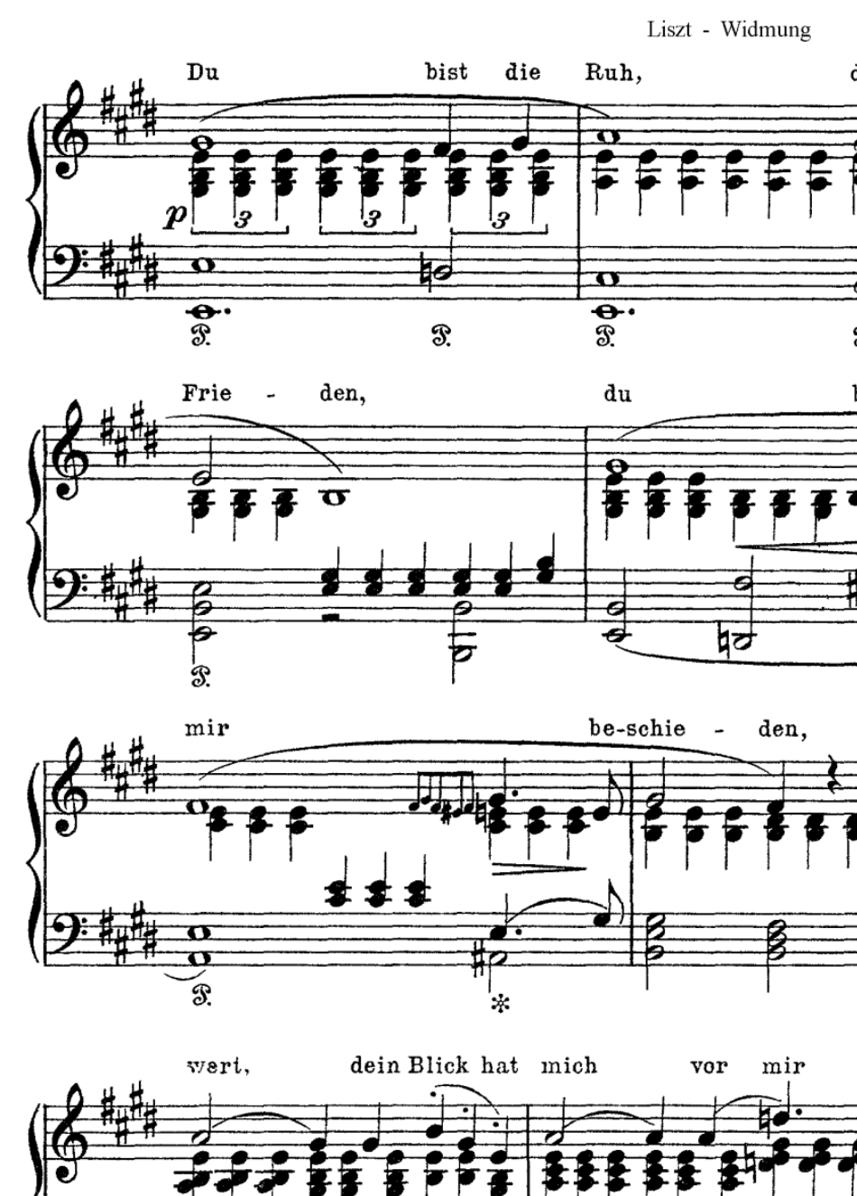 李斯特改编舒曼歌曲献词Widmungliszt钢琴谱_第3页