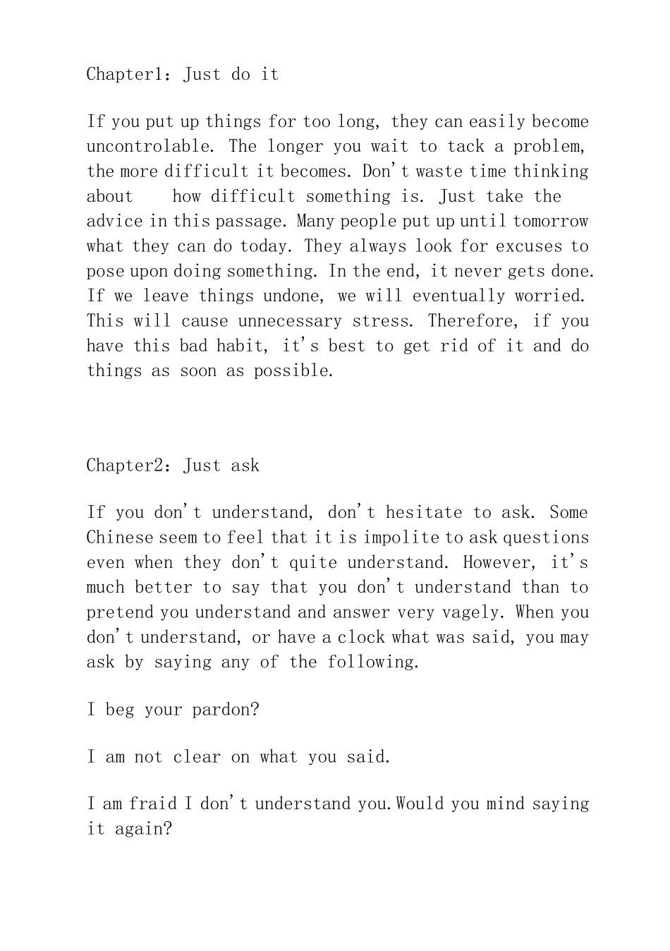 李阳疯狂英语之国际肌肉三最短文_第2页